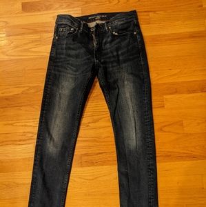 Banana Republic Dark Blue Skinny Jeans 31x30